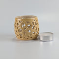 “Lumen Bloom” Carved Tealight Holder