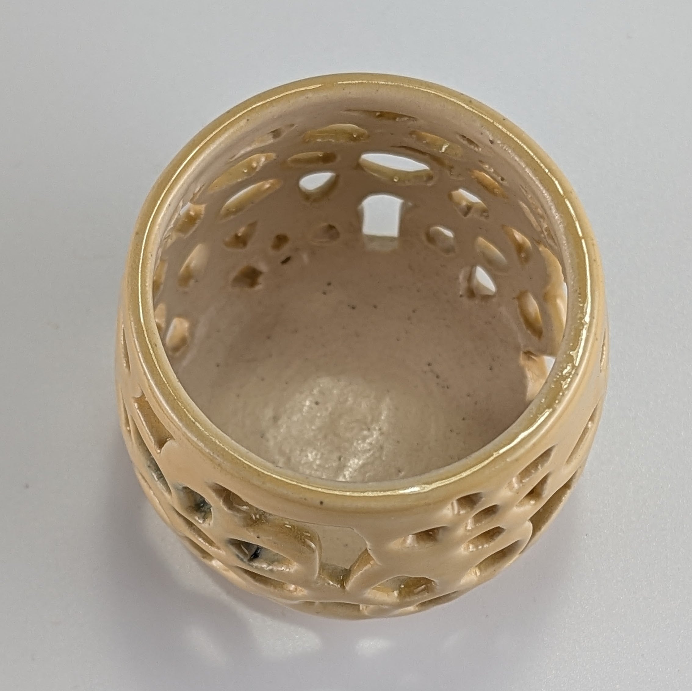 “Lumen Bloom” Carved Tealight Holder