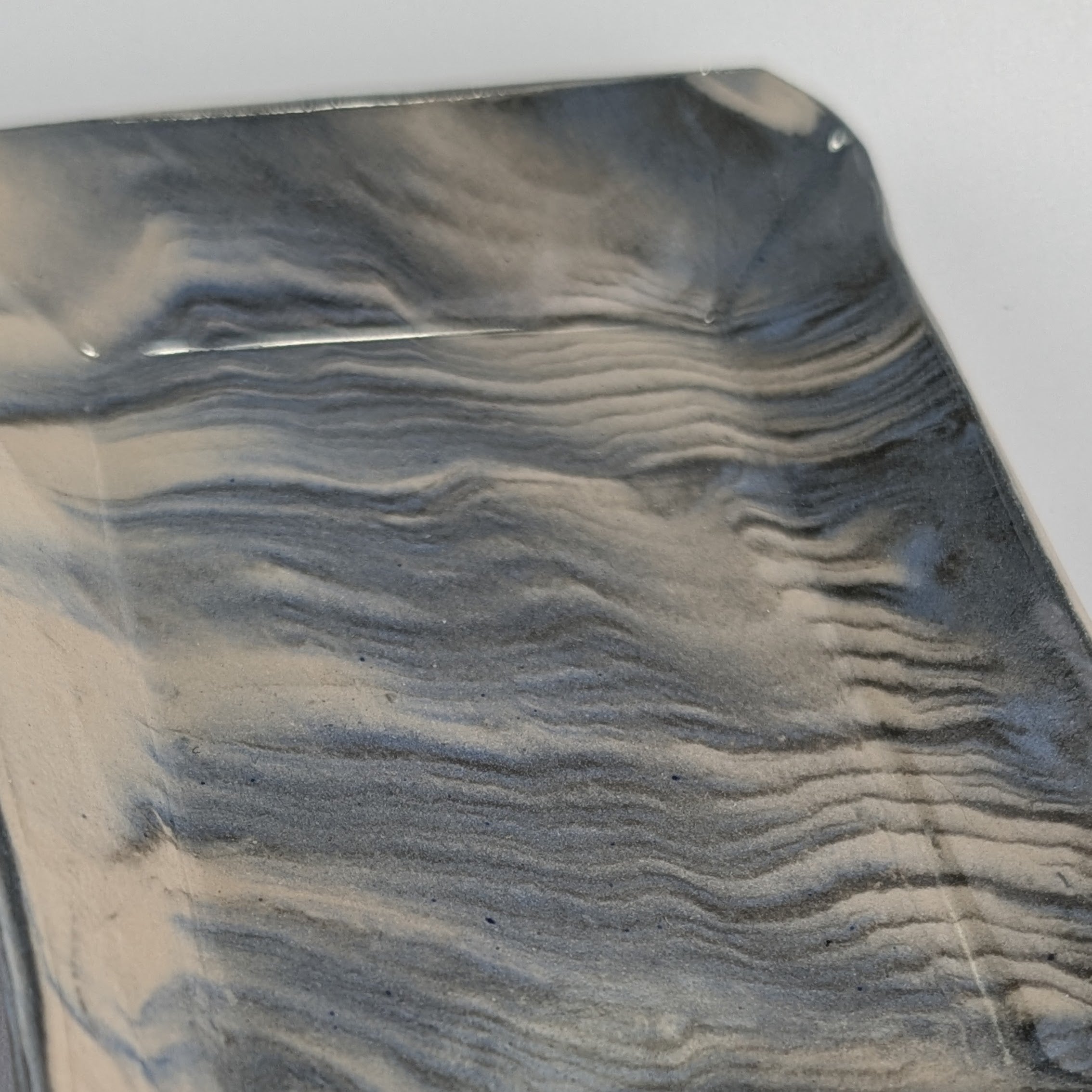 - “Zebra Drift” Nerikomi Trinket Dish