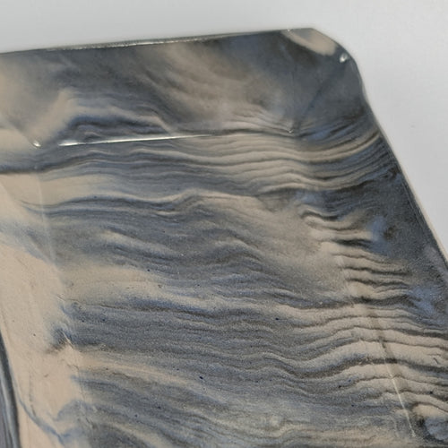 - “Zebra Drift” Nerikomi Trinket Dish