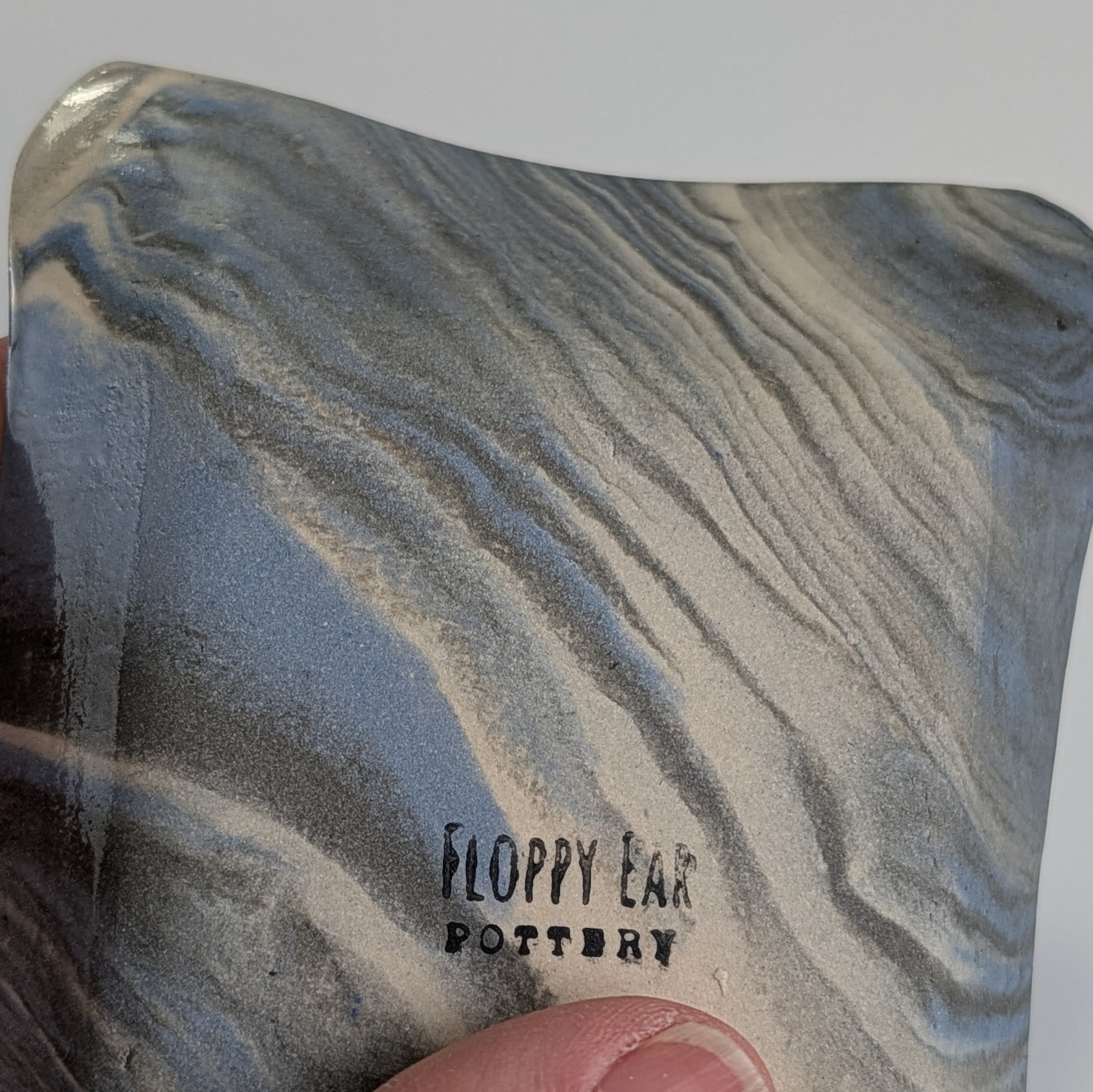 - “Zebra Drift” Nerikomi Trinket Dish