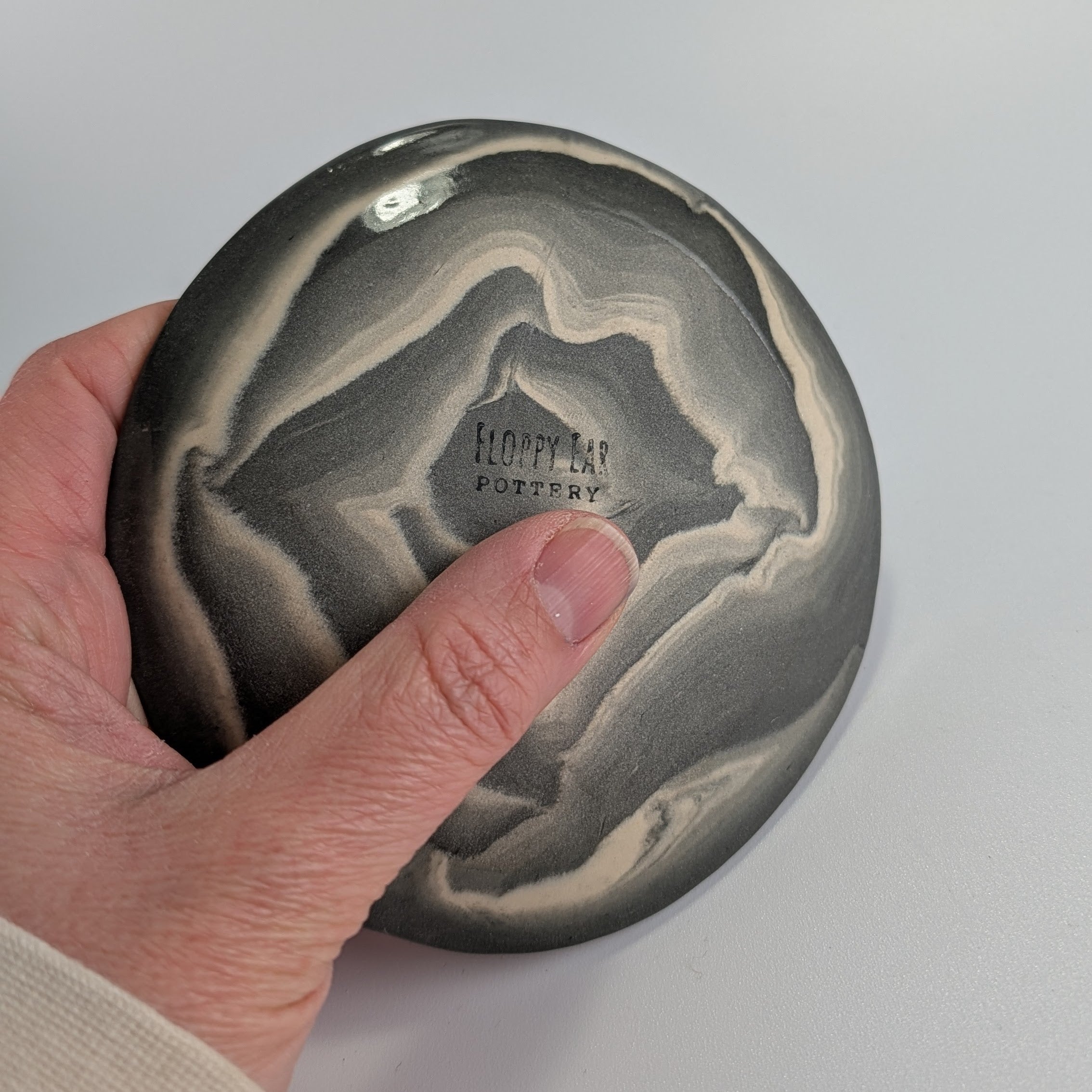 Nerikomi Rose Flat Bowl