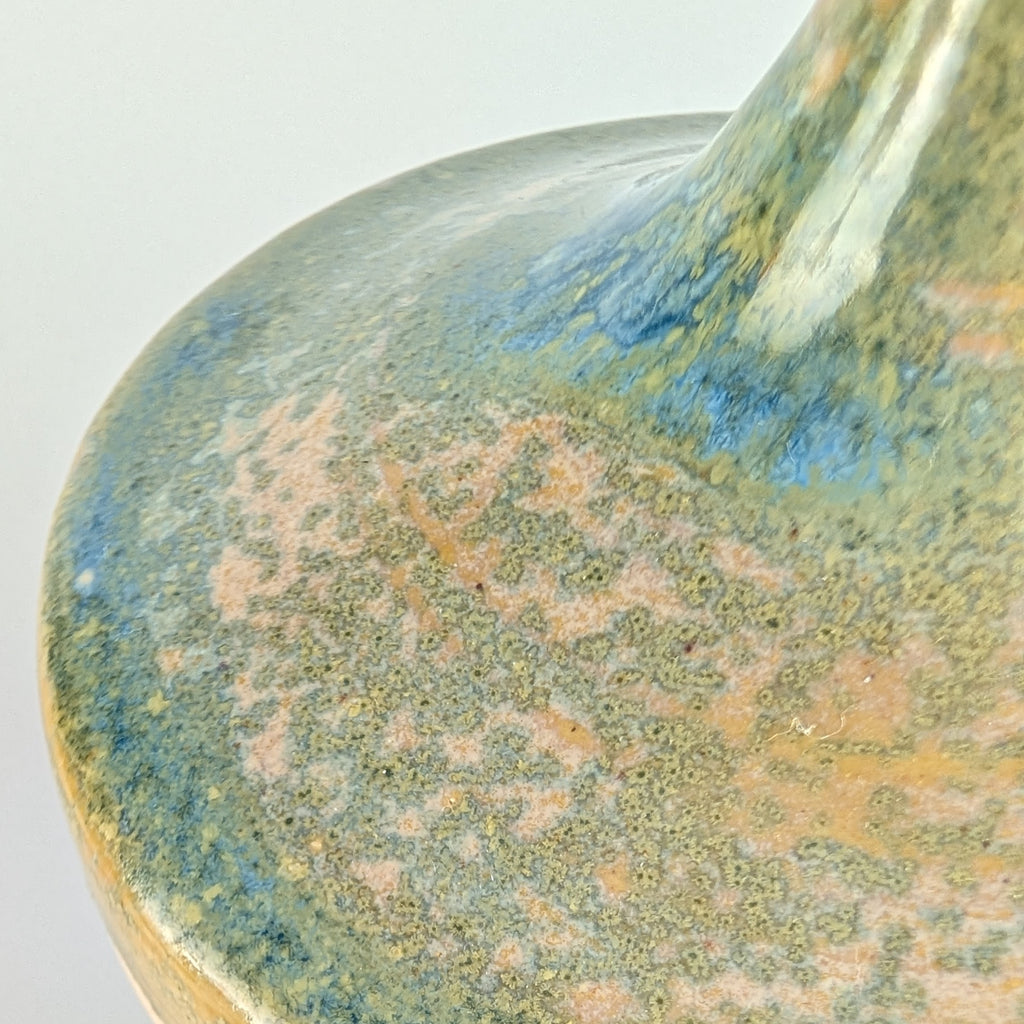 “Tidepool Keepsake Jar” — Crystalline Lidded Vessel