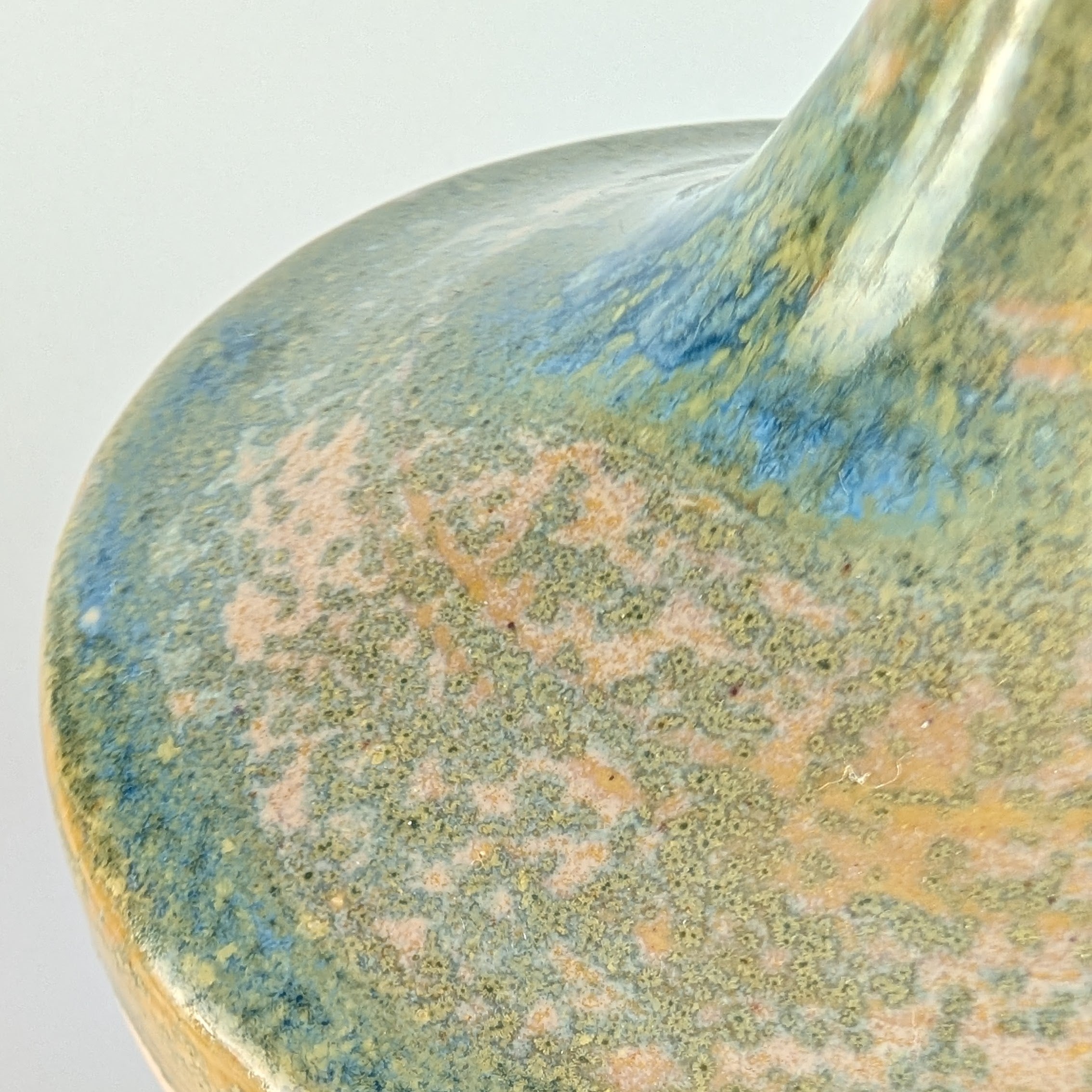 “Tidepool Keepsake Jar” — Crystalline Lidded Vessel