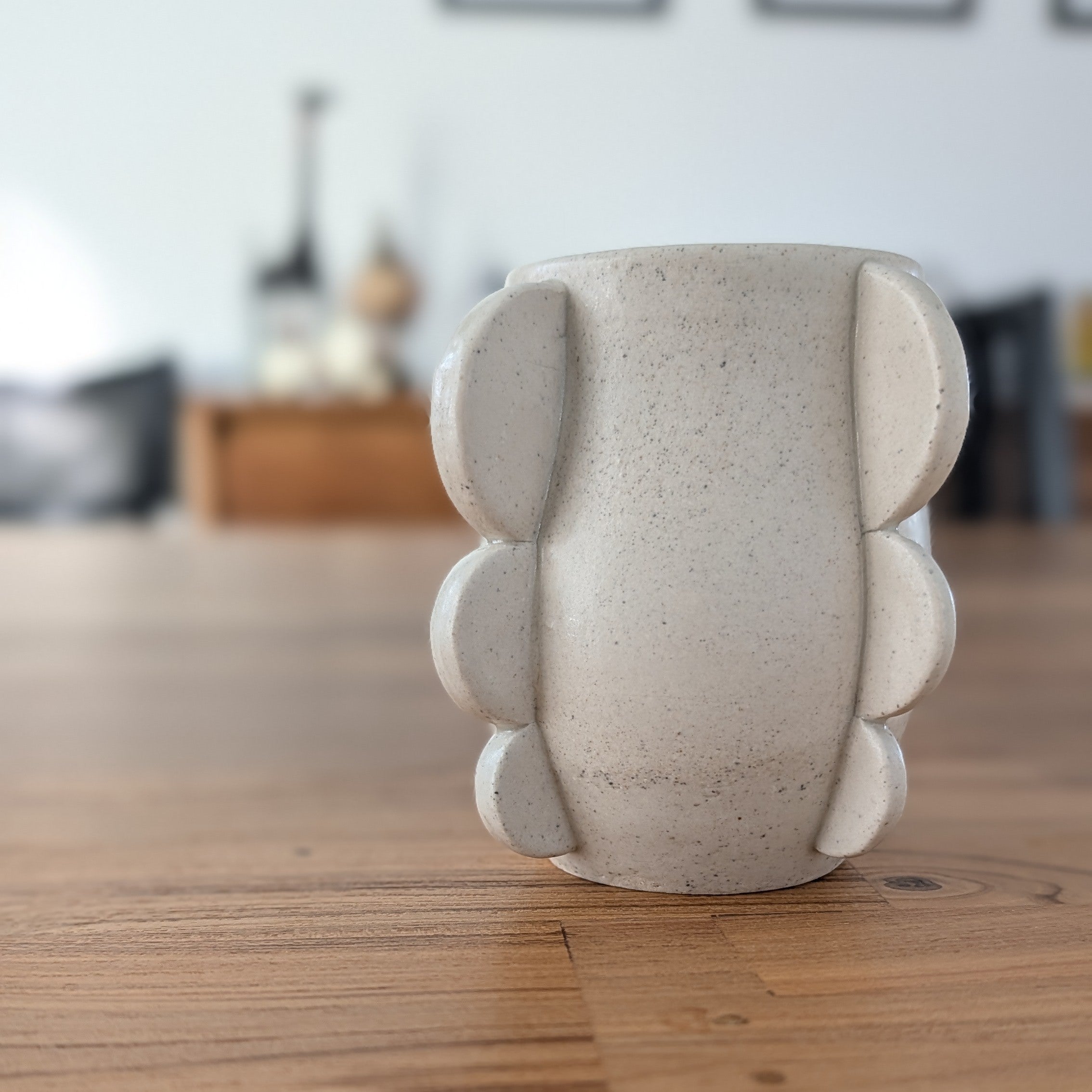“Moonlet” Sculptural Pot