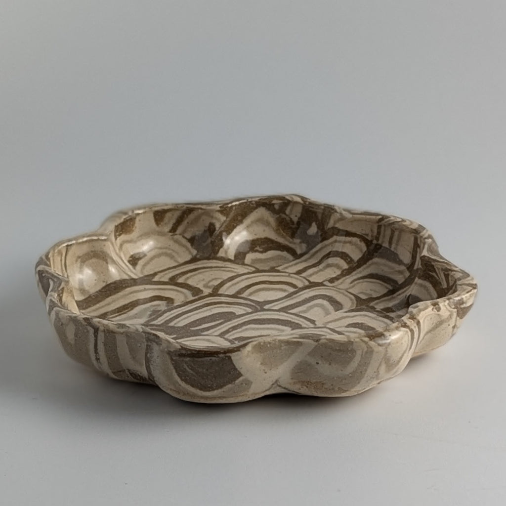 Earth‑Colored Rainbow Trinket Plate