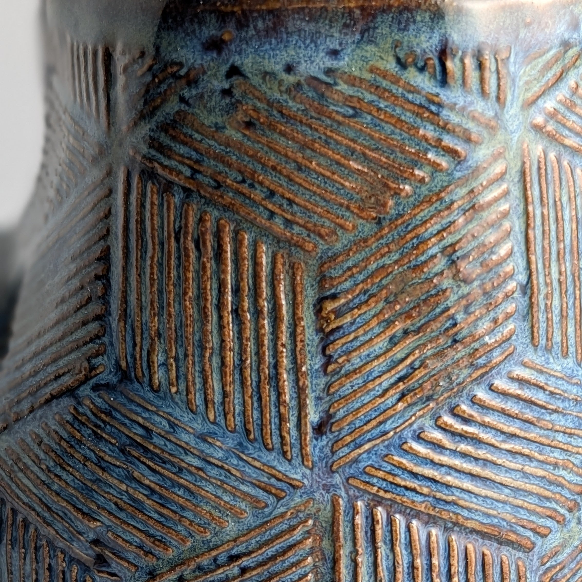 The Indigo Geometry Mug