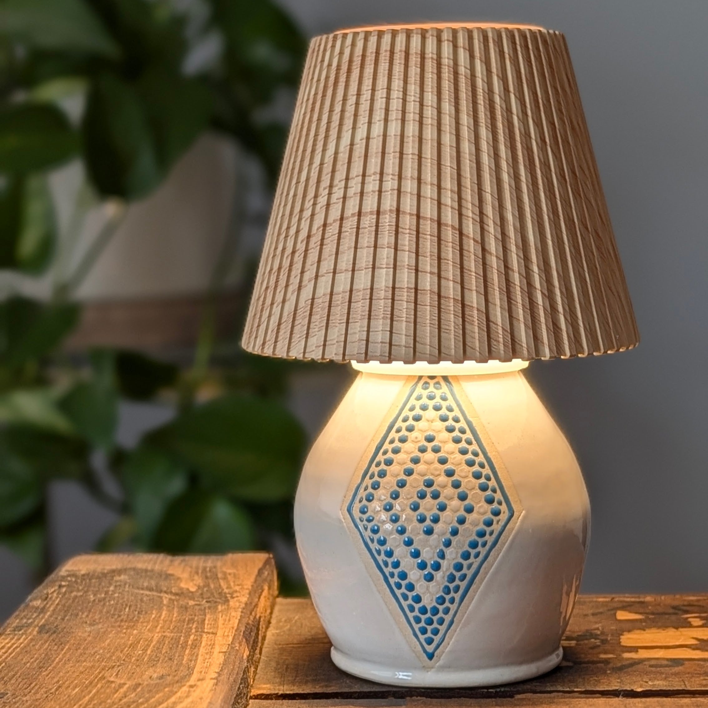 Mosaic Bloomlight Vase Lamp