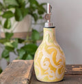 Waxed and Textured Olive Oil Bottle