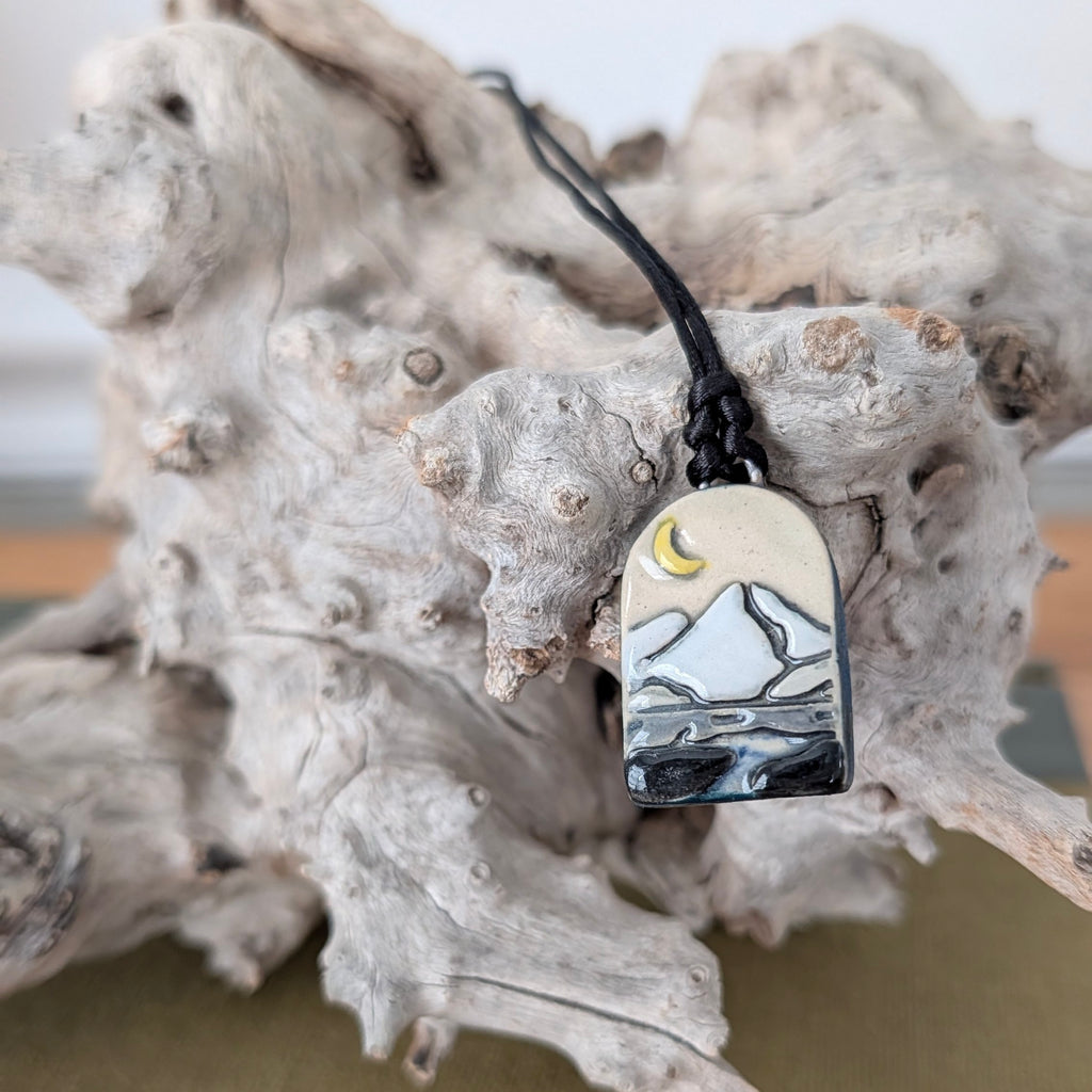 Wanderings Ceramic Pendant Necklace