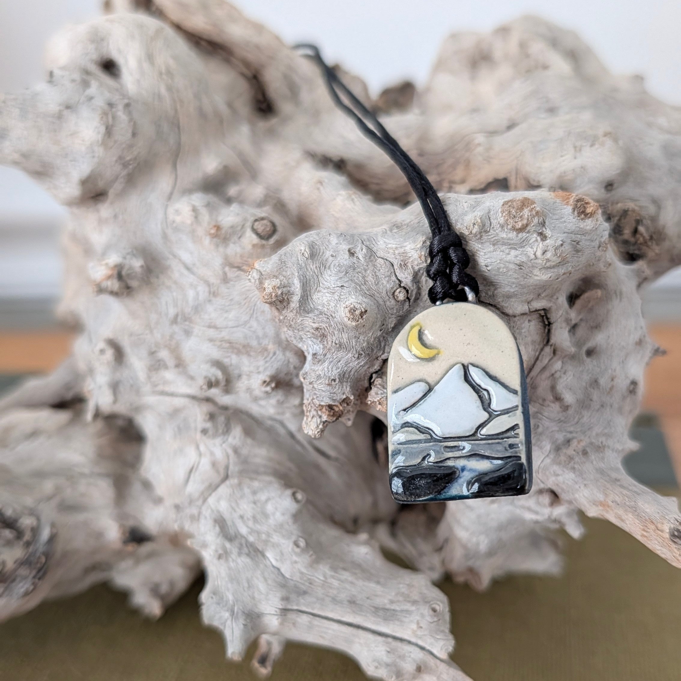 Wanderings Ceramic Pendant Necklace