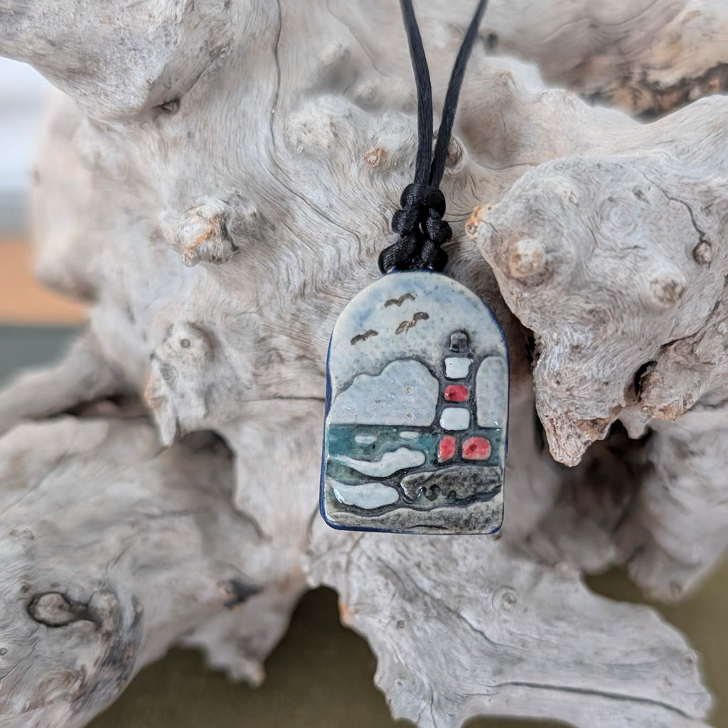 Wanderings Ceramic Pendant Necklace