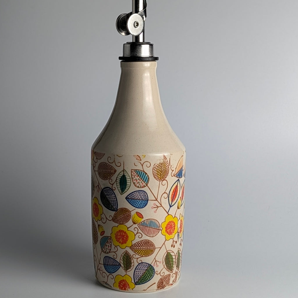 Wildflower Vine Olive Oil Bottle