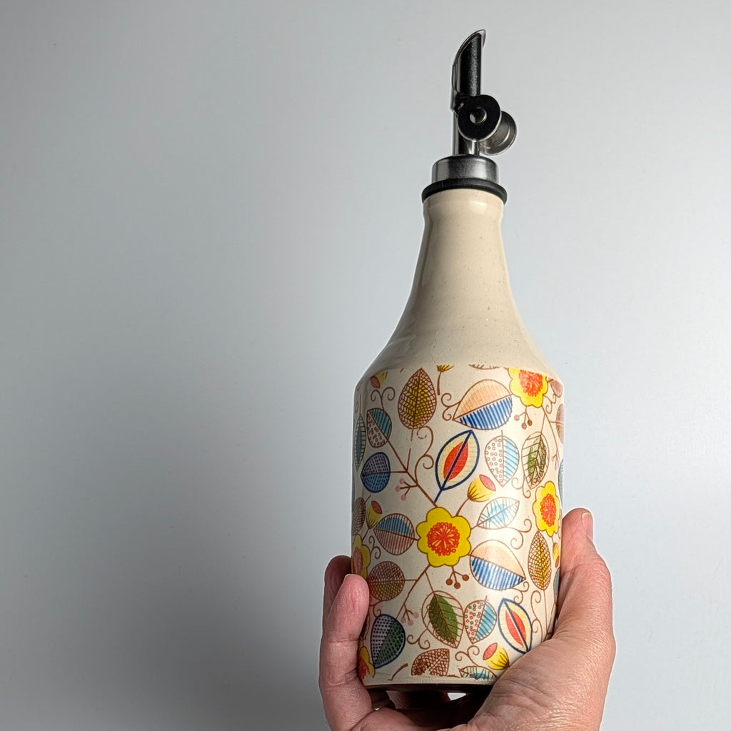 Wildflower Vine Olive Oil Bottle