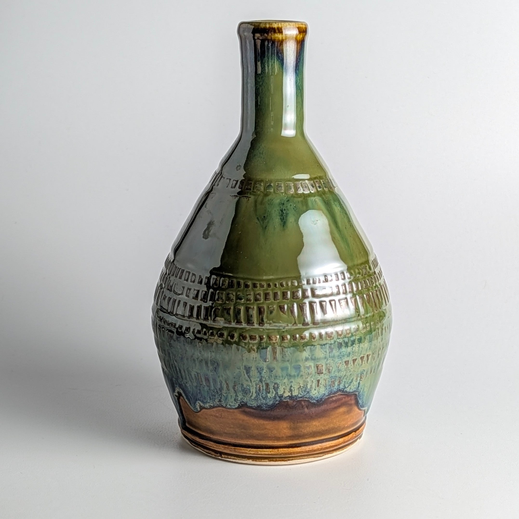 Rings of Texture Bloomlight Vase Lamp