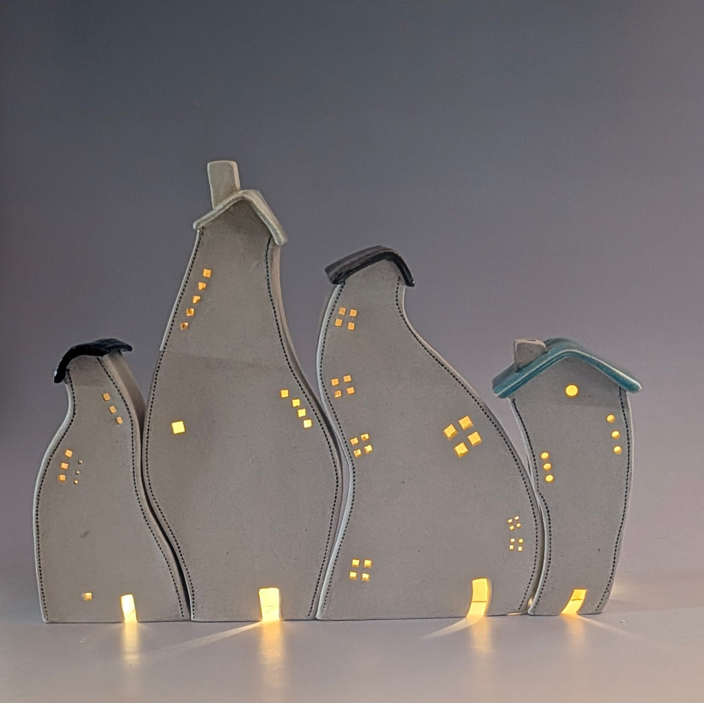 Crooked Lane Ceramic House Set