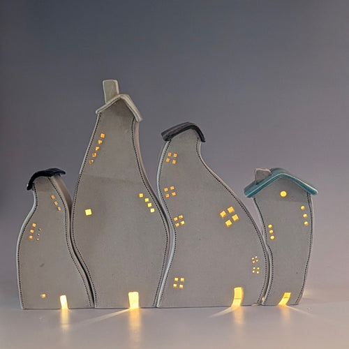 Crooked Lane Ceramic House Set