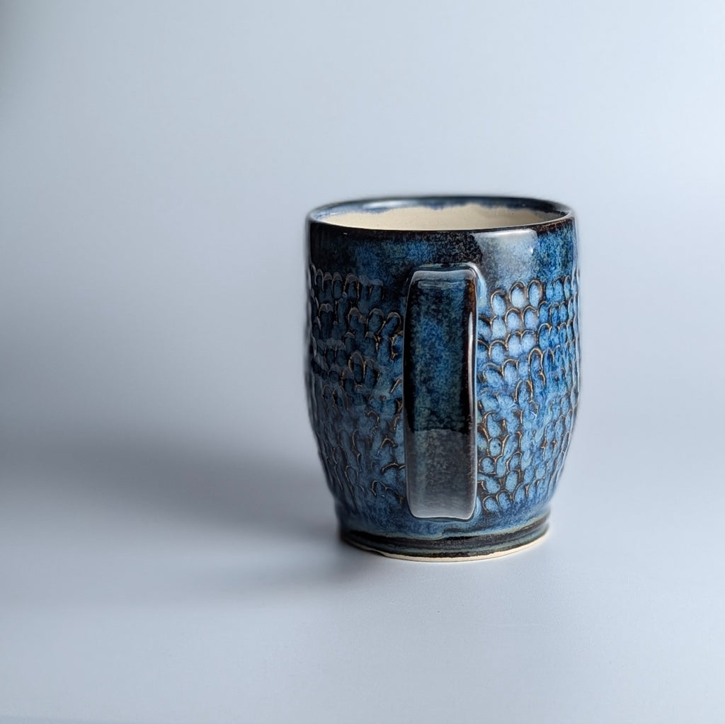 Carved Raindrops Mug