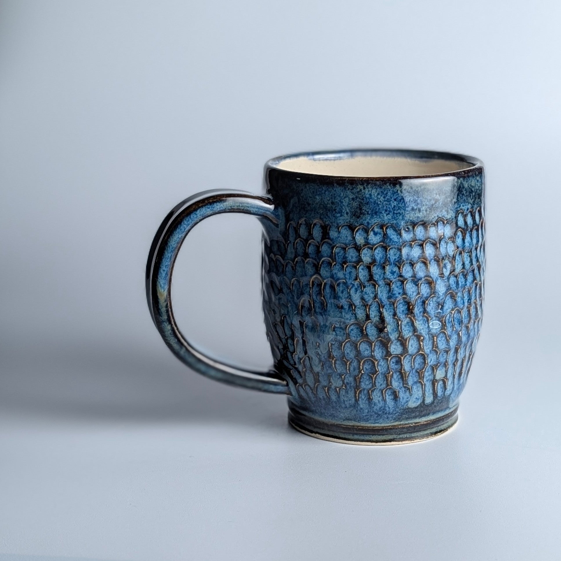 Carved Raindrops Mug
